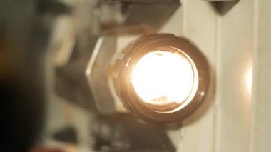 Klasik Film Projektörü. Yakın çekim..