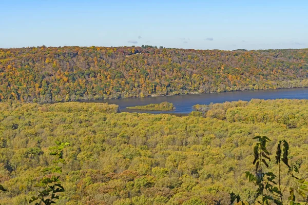 Valles del Río Medio Oeste en el Otoño — Foto de Stock