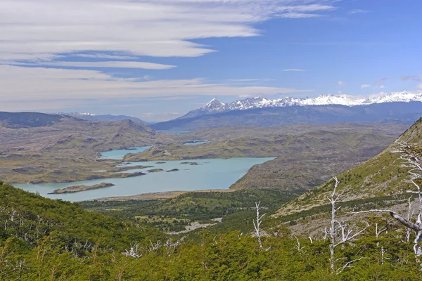 Patagonské Panorama v Chile — Stock fotografie
