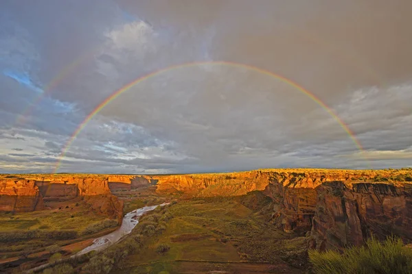 Double Rainbow at Sunset — Stock Photo, Image