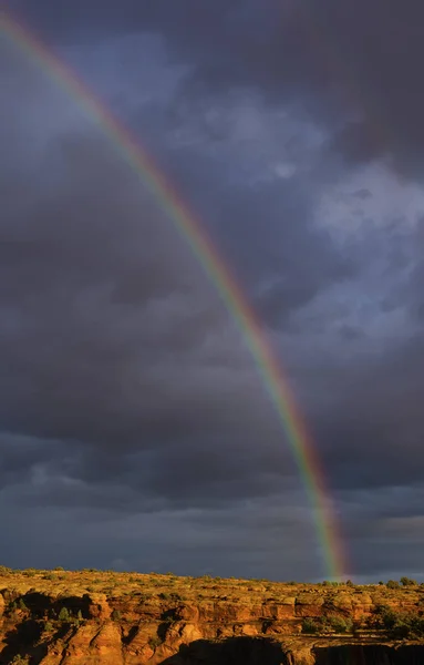 夕暮れの虹 — ストック写真