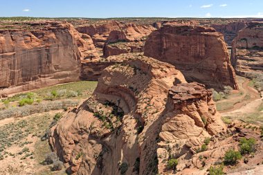 Bir çöl Kanyon kumtaşı Buttes