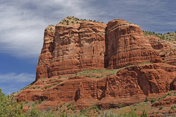 Red Rock Monolith in the Desert — Stock Photo, Image