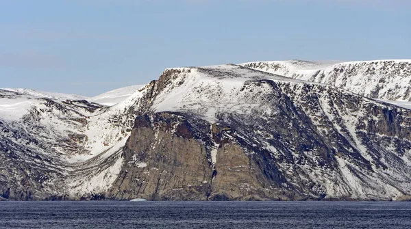 高北極の不毛の地の崖 — ストック写真