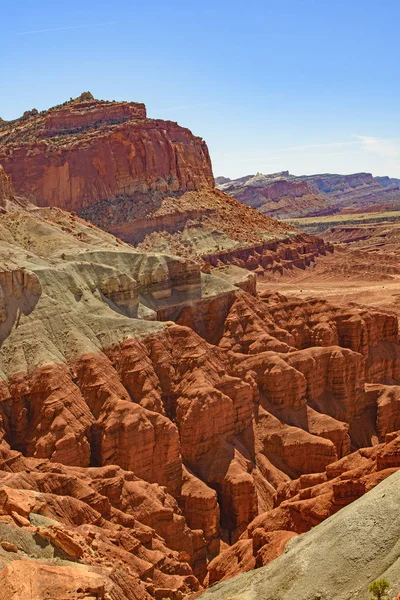 Formations colorées dans le désert — Photo