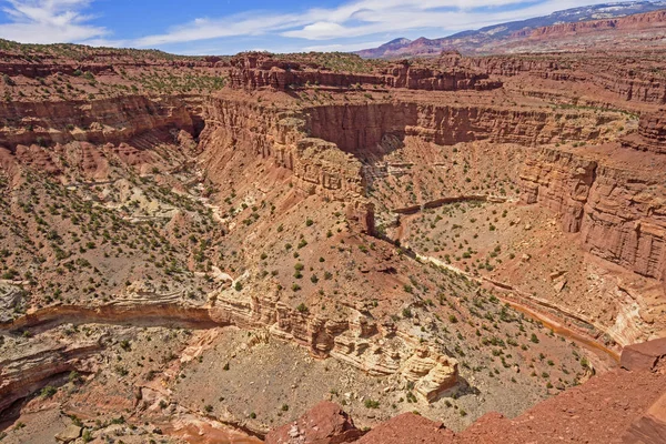 Horseshoe Bend in a Desert River Canyon — Stock Photo, Image