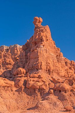 Utah 'taki Goblin Vadisi Eyalet Parkı' ndaki Çölde Eroded Siltstone ve Sandstone