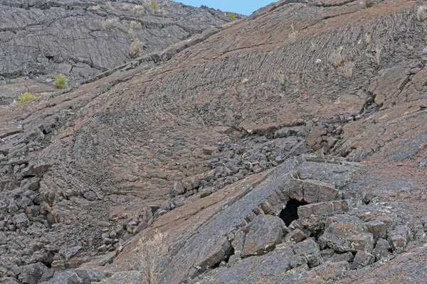 Flussi Lava Induriti Nelle Aree Selvagge Del Monumento Nazionale Malpais — Foto Stock