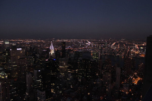 New york city at night