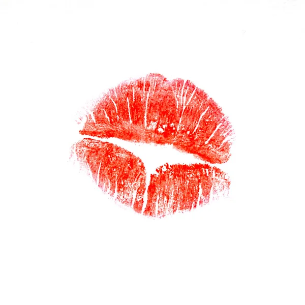 Sexy beso de amor, un espíritu de famale labios — Foto de Stock