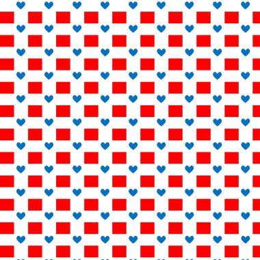 Sorunsuz kupa desen. Yinelenen doku vektör. Sevgililer günü