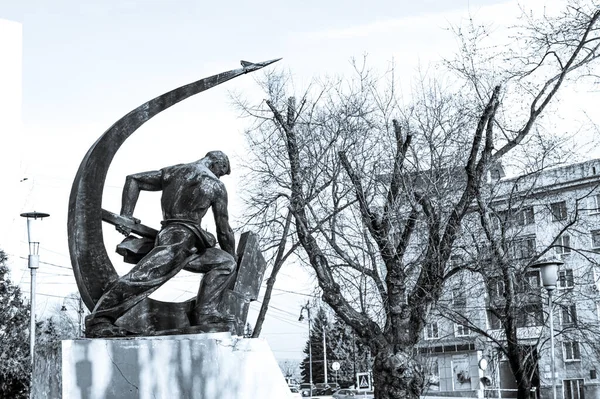 Άγαλμα Του Sovet Union — Φωτογραφία Αρχείου