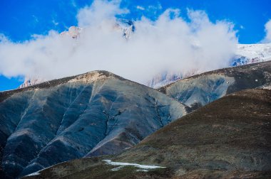 Antik yerleşimin dağlarda, Xinaliq, Azerbaycan