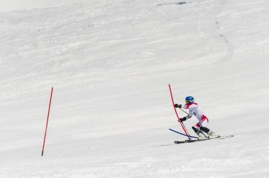 Slalom kayakçı Gudauri, Gürcistan
