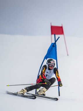 Slalom kayakçı Gudauri, Gürcistan