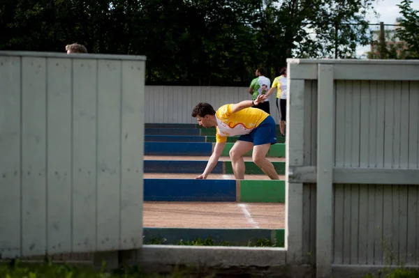 MOSCOW-JUNE 28-29, 2017. Torneio russo Sozidanie de Bocce r — Fotografia de Stock