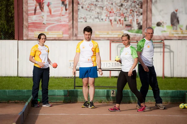 MOSCA-28-29 GIUGNO 2017. Torneo russo Sozidanie di Bocce r — Foto Stock