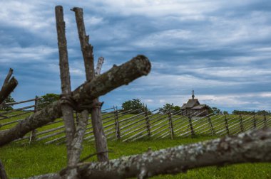 Kizhi Adası, Rusya. Eski ahşap dini mimari