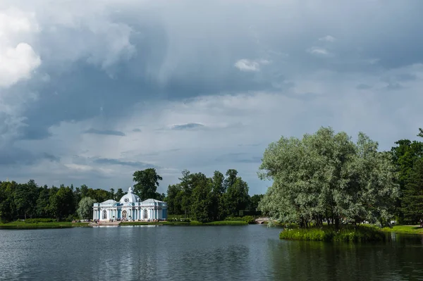 Ekaterinensky 公園、Tsarskoe 公園、プーシキン、ロシア ロイヤリティフリーのストック写真