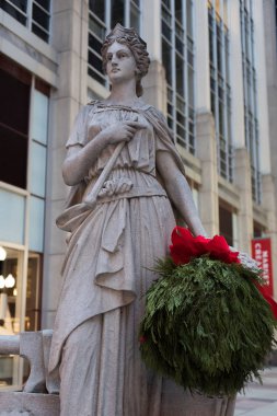Bir Noel süsleri heykeli