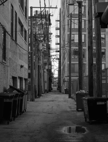 Backstreet w Chicago Downtown — Zdjęcie stockowe