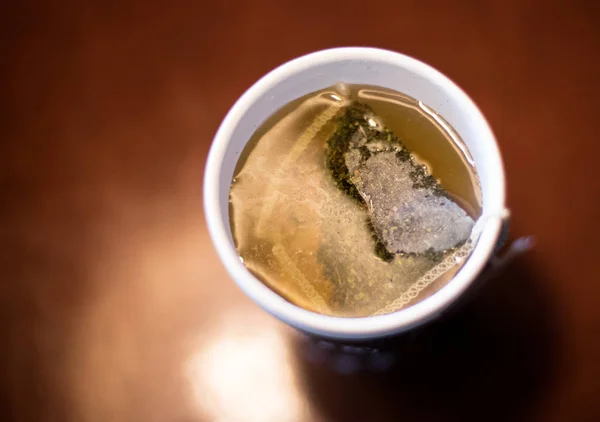 Cup of green tea — Stock Photo, Image