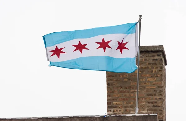 Chicago flag — Stock Photo, Image