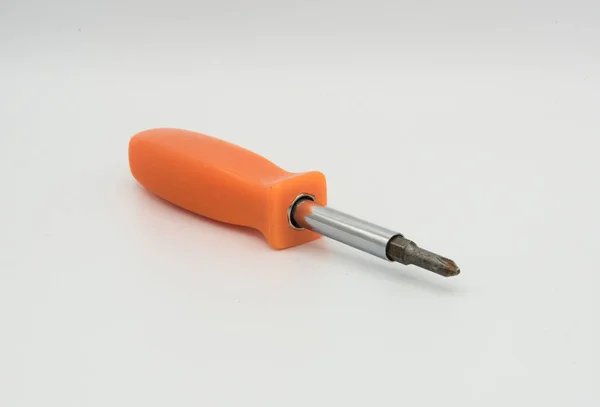 Orange screwdriver — Stock Photo, Image