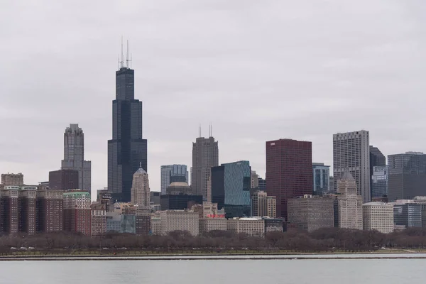 Skyline von Chicago — Stockfoto