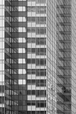 Duvar ve bir gökdelen windows