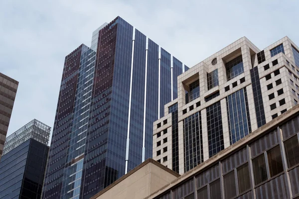 Big building on a street on Chicago Downtown