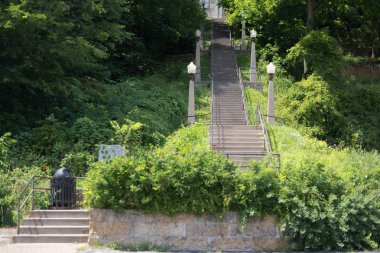 Büyük bir şehir Galena merdivenlerde