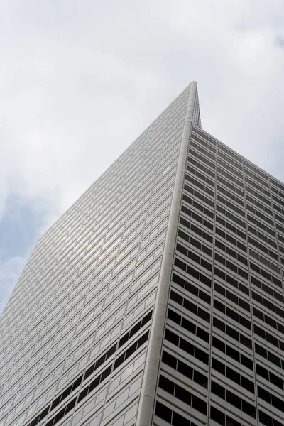 Big building on a street on Chicago Downtown