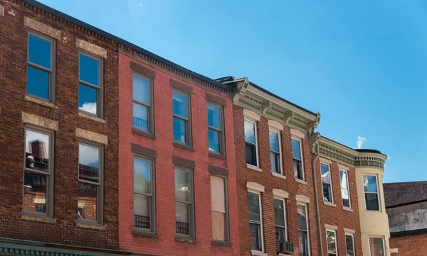 Galena, Illinois bir sokakta eski bina