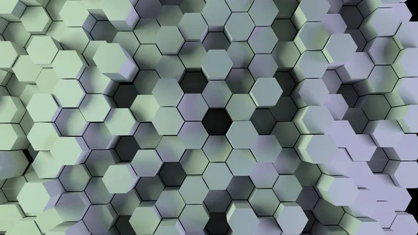 Hexagon Bakgrundsbild Utsmälta Hög Upplösning — Stockfoto