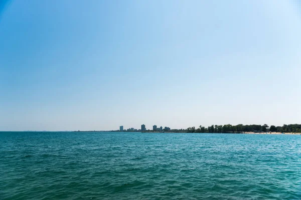 Playa del lago Michigan en Chicago lado sur — Foto de Stock