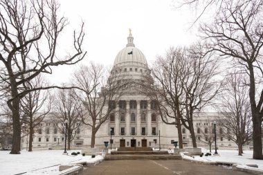 Madison, Wisconsin, ABD şehir merkezinde Capiton