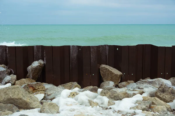 Vista al lago Michigan desde una playa en Illinois —  Fotos de Stock