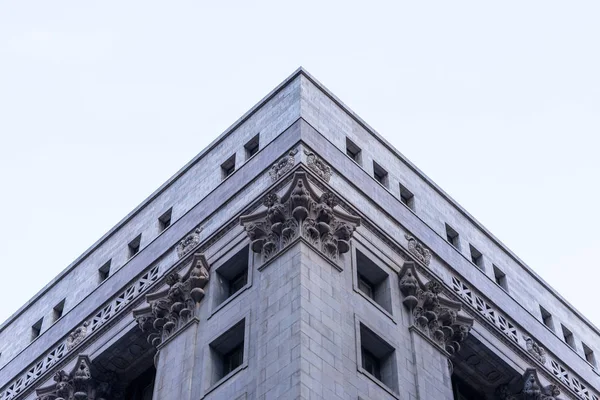 Stor Bygning Chicago Sentrum Utsikt Fra Gate – stockfoto