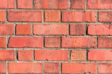 Kırmızı tuğla duvar - doku duvar kağıdı kapat