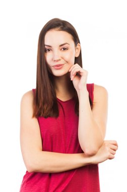 çekici genç bir kadın