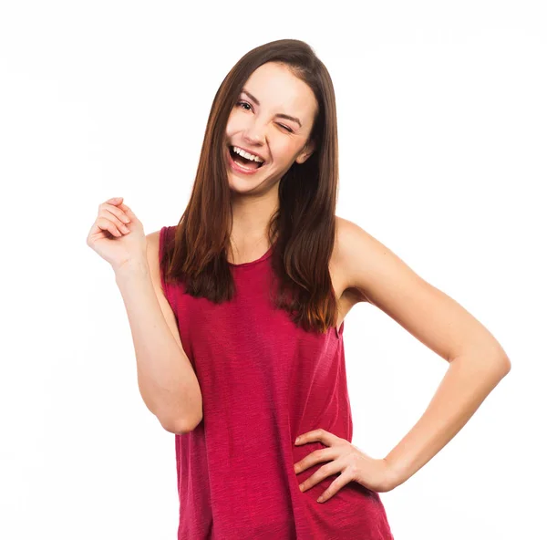 Cheerful young woman — Stock Photo, Image