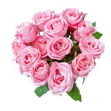 Güzel pembe gül demet 
