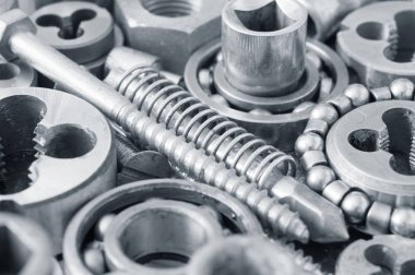 Metal fındık, cıvata ve vida