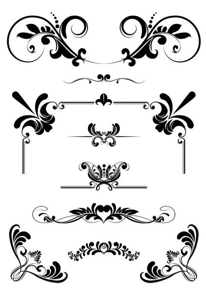 Diseño marco ornamentos — Archivo Imágenes Vectoriales