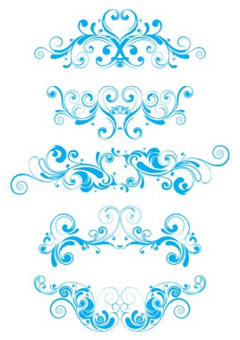 Mavi girdap tasarım