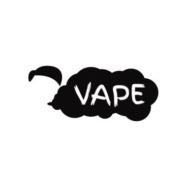 Vape logo ve simge tasarım konsepti