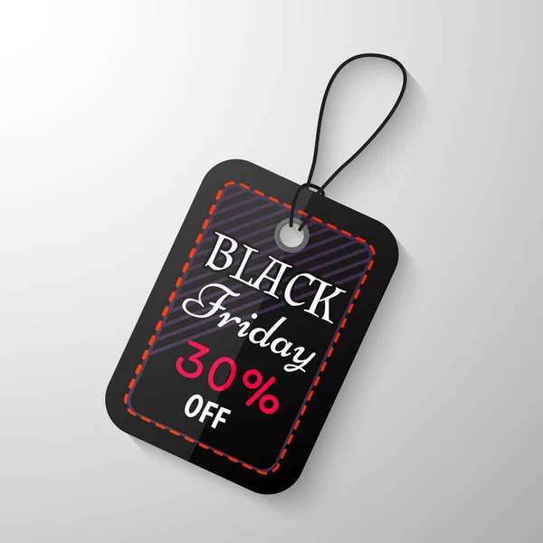Tag Black Friday sprzedaży — Wektor stockowy