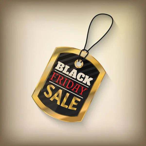 Μαύρη Παρασκευή πωλήσεων ετικέτα — Διανυσματικό Αρχείο