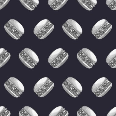 Burger seamless modeli